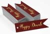 Inkdotpot Pack Of 100 Happy Diwali Favor Paper Tags Craft Real Gold Foil Hang