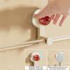 Leichter Handtuchaufbewahrungshaken Wandmontierter Haargummispeicherständer Handtuchständer Organizer Toilette
