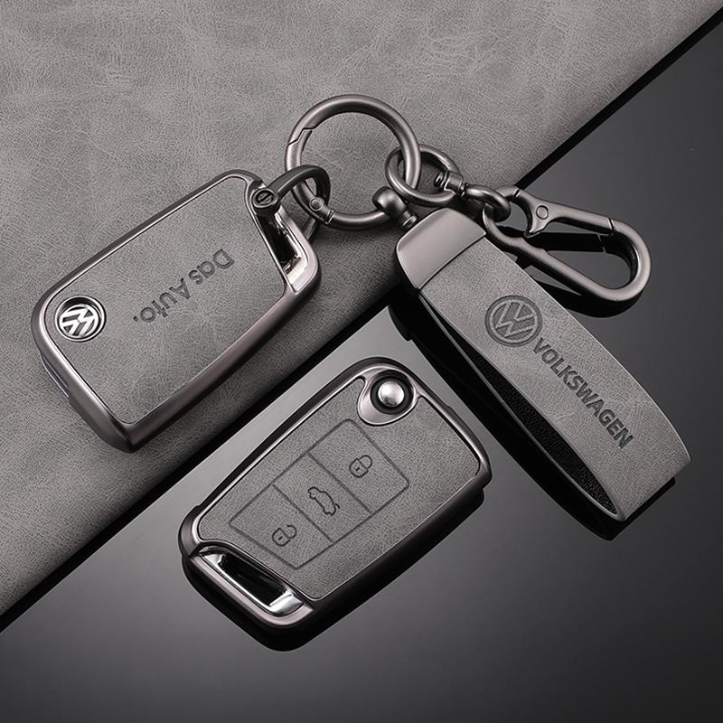 TPU Leather Car Remote Key Case Fob Cover Holder Shell For Volkswagen VW Polo Golf 7 MK7 Tiguan Passat Jetta E-golf AccessoriesBR2