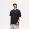 Men's Solid-Color Round-Neck Short-Sleeve T-Shirt Casual Loose-Fit Top Base Layer