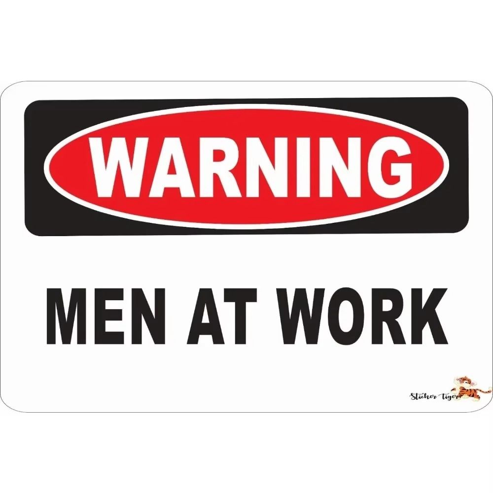 Retro Horror Comedy Metal Sign - No Entry Warning Plaque 20x30cm for Home Garage Bar Decor