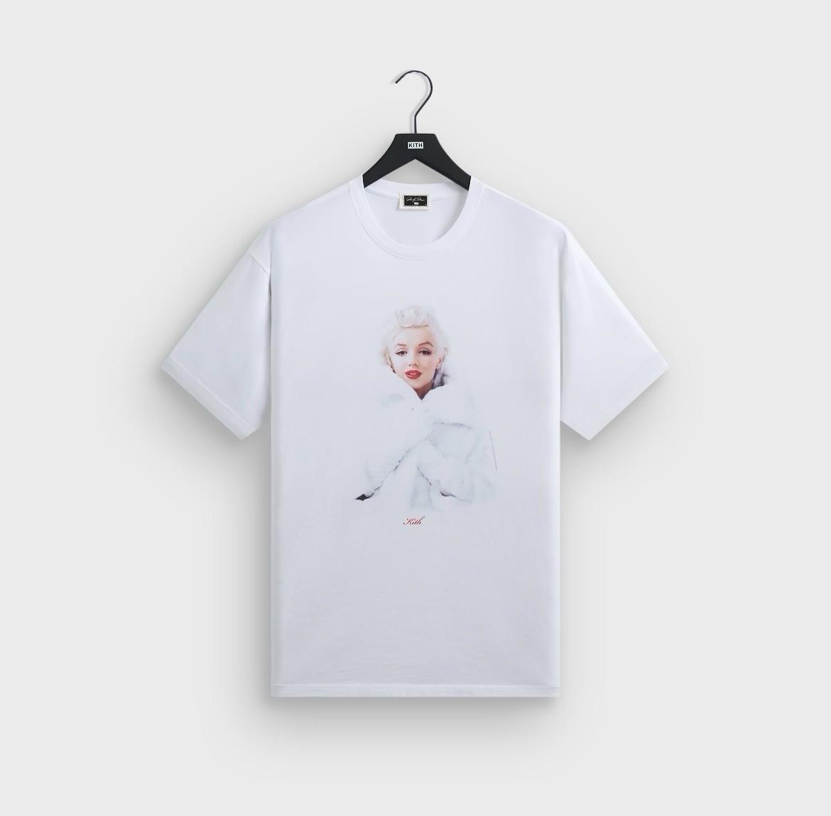 KITH x MARILYN MONROE FURCOAT TEE - WHITE KHMA030003-101 SIZE L BRAND NEW!! XXXXL