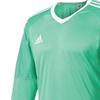 Adidas Striped V-Neck Long Sleeve Logo Soccer Jersey Men tops AZ5395