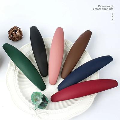 Solid Color Ponytail Clip Fashion Simple Hair Styling Barrettes Women Girls Hairpin Hair Styling Accessories Headwear