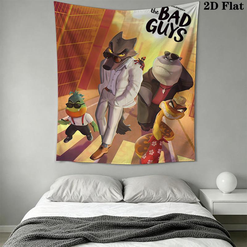 The Bad Guys 2 Wild Adventure Bedding 1 Duvet Cover 2 Pillowcase Without Core Soft And Comfortable Christmas Birthday Gift Bedding Set