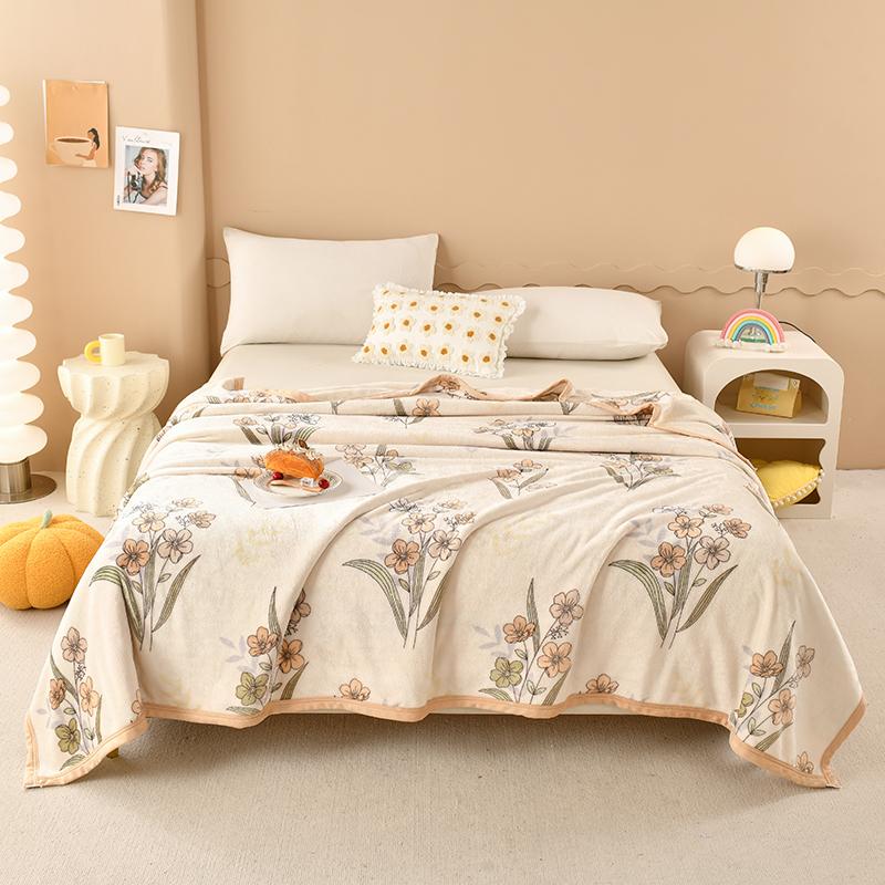 Vintage Floral Plant Pattern Throw Blanket Luxury Bed Blankets Cozy Plush Warm Home Decor Sofa Couch Chair Flannel Blanket