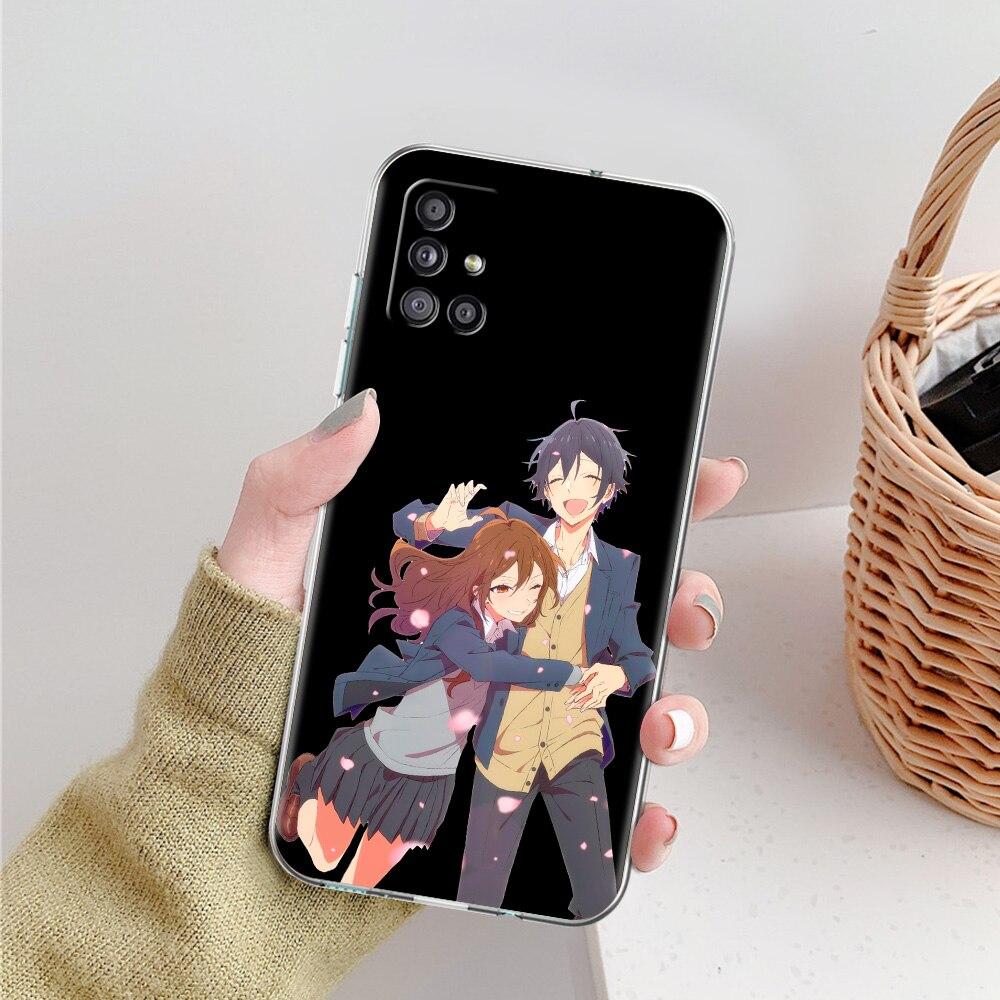 Horimiya Miyamura Izumi Anime Phone Case For Samsung Galaxy A51 A71 A21S A12 A11 A31 A41 A52 A32 5G A72 A01 Silicone Clear Cover