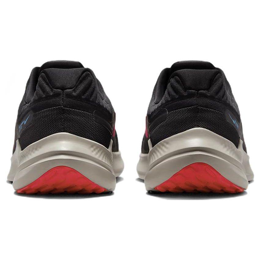 Nike Quest 5 Black Bright Crimson Men Sneakers Cobblestone Laser-Blue DD0204-005