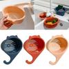 Multi Functional Fruit and Vegetable Washing Basin Water Tank Filter Basket No Punching Dry and Wet Separation Cat Drain Basket