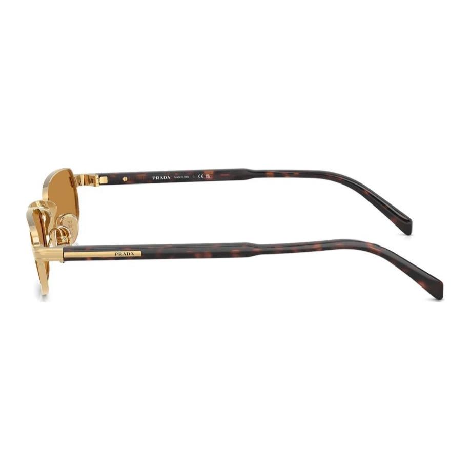 Prada Logo Acetate Irregular Shape Sunglasses Men sunglasses Black 0PRB54S