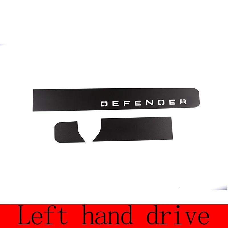 For Land Rover Defender 90 110 2020-2024 - Car Accessories Decorative Panel Wordmark Defender Front Dashboard Aluminum Alloy BQ8