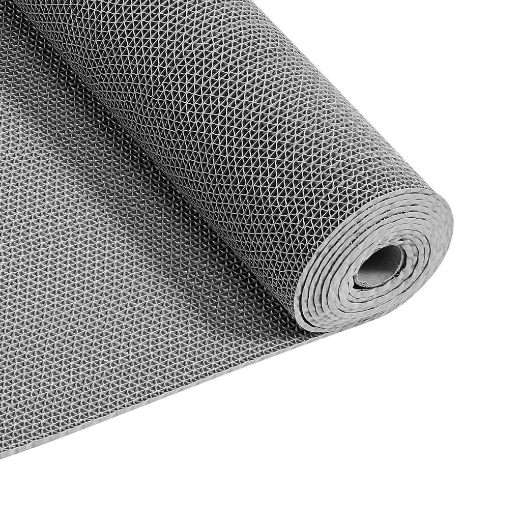 VEVOR Drainage Mat, 3 X 16.4 Ft, PVC Non Slip Commercial Floor Mat, Wet Area Water Drain Splash Matting Hollow Doormat Roll