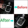 For Toyota Hilux 2015- Soft Carbon Fiber Central Control Gear Shift Indicator Panel Trim Cover Interior Decorative Stickers