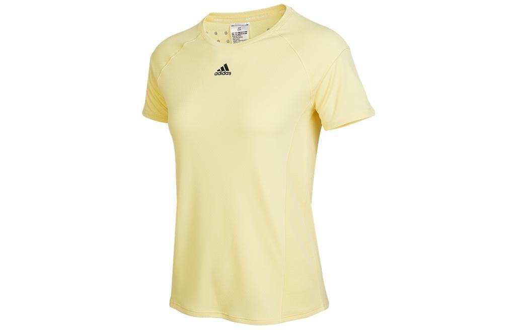 

Adidas HEAT.RDY Set in Sleeve T Shirt Women s Yellow HR8362 L