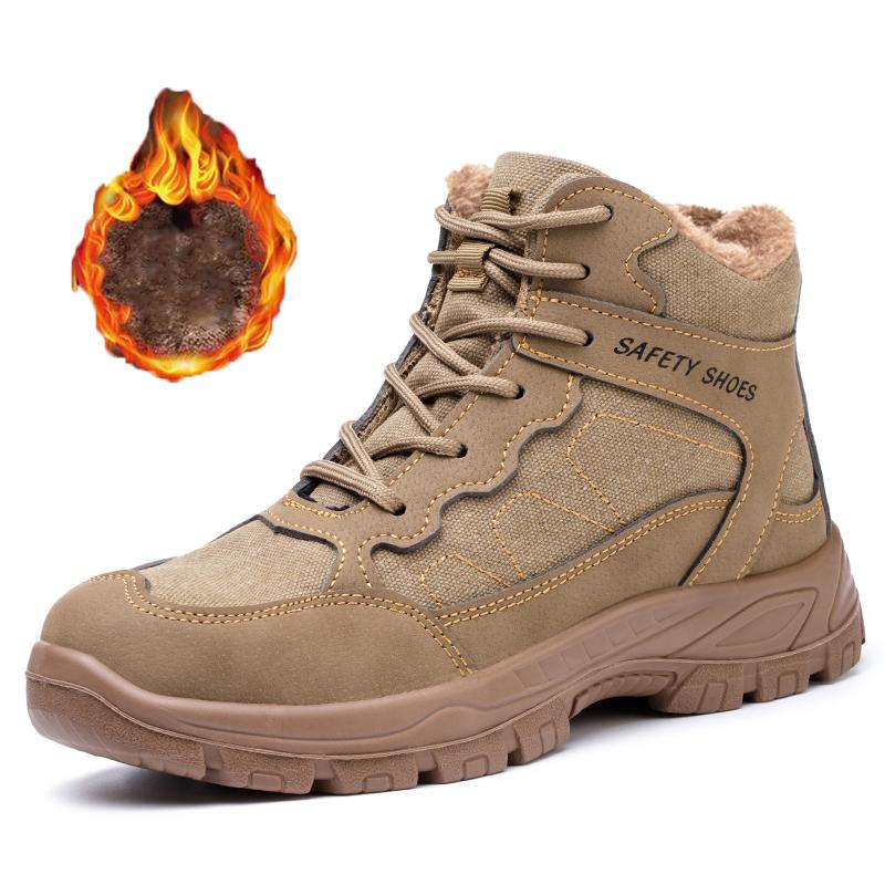 

Неразрушимые мужские рабочие защитные ботинки, уличные рабочие ботинки, противоударные, устойчивые к проколам, промышленные ботинки, зимние ботинки, ботинки-дезерты 36