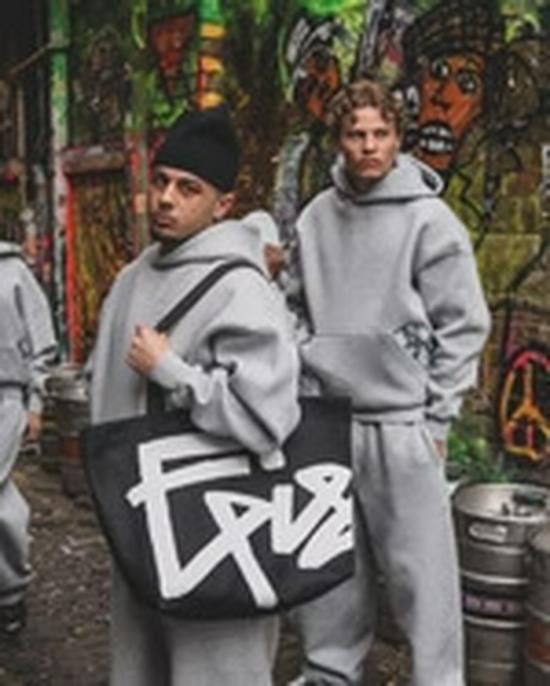 American Street Style CD Print Hoodie and Sweatpants Set - Y2K Inspired