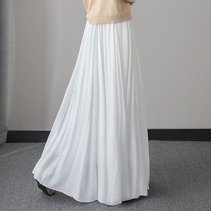 Sispeur High-Waist A-Line Maxi Skirt
