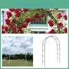 Metal Arch Garden Trellis Arbour Rose Climbing Plants Stand Decoration Outdoor