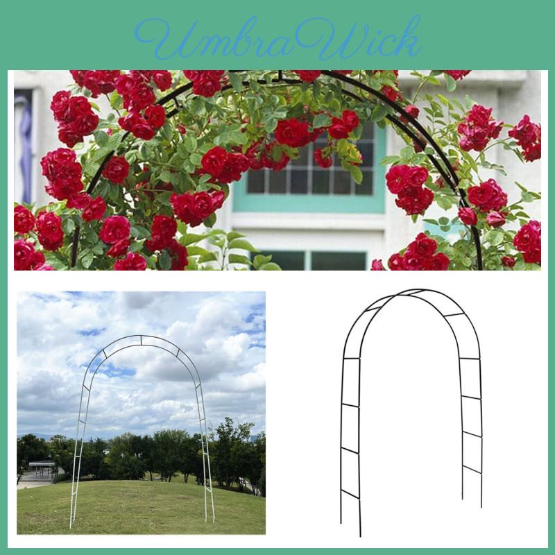 Metal Arch Garden Trellis Arbour Rose Climbing Plants Stand Decoration Outdoor