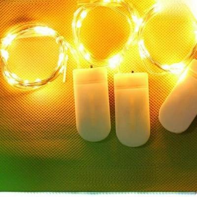 LED Copper Wire String Lights with Battery Box for Gift Box, Baking, Bouquet, Fresh Flowers, Cake, and Christmas Decorations.