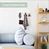 Home Key Holder Wall Mount Iron Geometric Decor For Office Organization