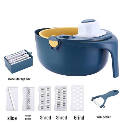 Manual Stainless Steel Vegetable Slicer & Grater