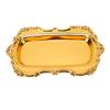 Vintage Jewelry Tray Multifunctional Exquisite Metal Decorative Tray for Dessert Fruit Snacks