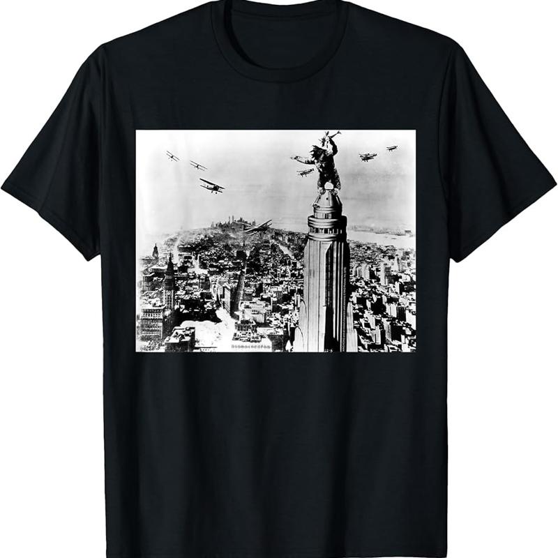 King Kong Top Of The World T Shirt S разноцветный