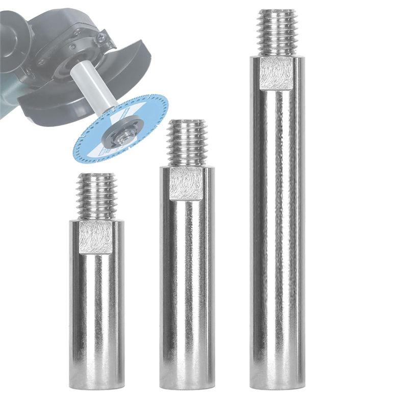 ABIY Angle Grinder Extension Shaft Connecting Rod, Angle Grinder Attachments With 5/8Inch-11 Threads, 3, 4 & 5.5 Inch