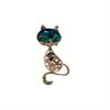 Cheetah Animal Brooch Alloy Fashion Accessory For Women And Men