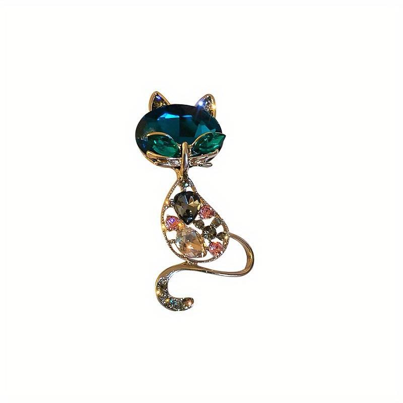 Cheetah Animal Brooch Alloy Fashion Accessory For Women And Men