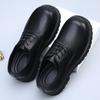 Fashion Derby men's leather shoes high-quality British Minimalist style Office and groom's wedding Black shoes dress Lace up suit