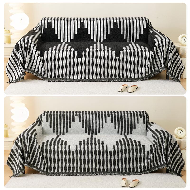 Chenille Sofa Cover Towel Four Seasons Universal All-Inclusive Sofa Cover Dust Cover Anti-Scratching Sofa Cushion Blanket