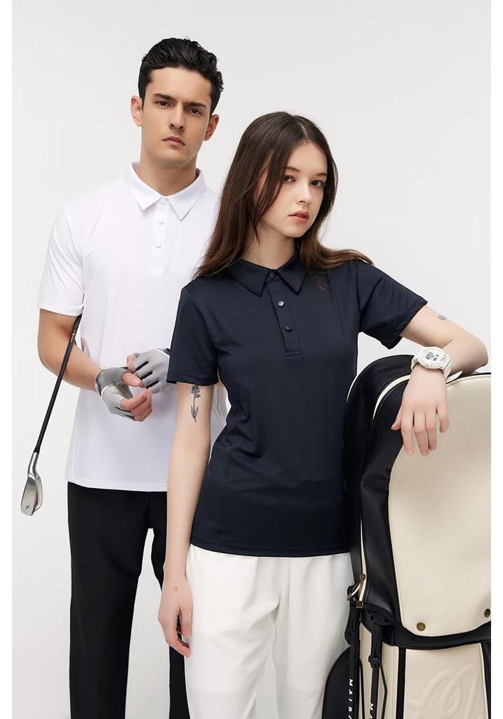 Men's Cross-Border Milk Silk Lapel Polo Shirt - Short Sleeve Sports & Running Top