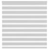 VidaXL Store Zèbre Gris Clair Largeur Du Tissu 135,9 Cm Polyester, Store Enrouleur Zébré, Store Zébré Pour Fenêtre, Store 4014451