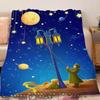 Warm Winter Blankets The Little Princes Camping Blanket Soft Blankets Decorative Sofa Blanket Microfiber Bed Fleece Custom