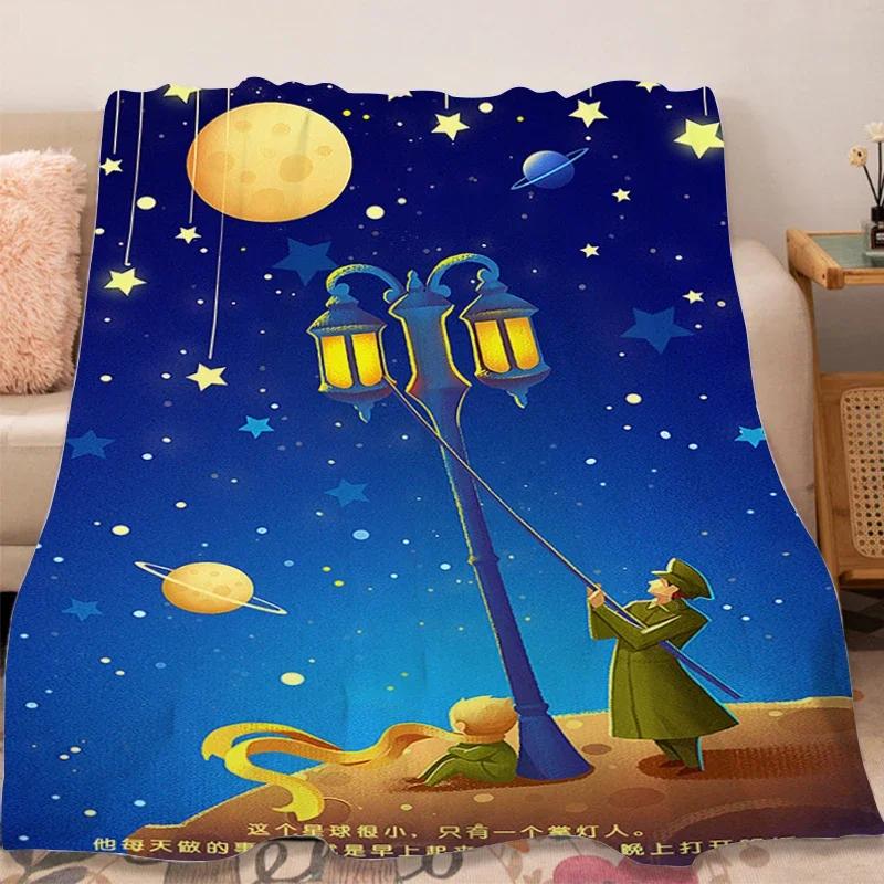 Warm Winter Blankets The Little Princes Camping Blanket Soft Blankets Decorative Sofa Blanket Microfiber Bed Fleece Custom