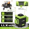 LFINE4D 16-Line 3D12-Line Green Light Laser Level Projector