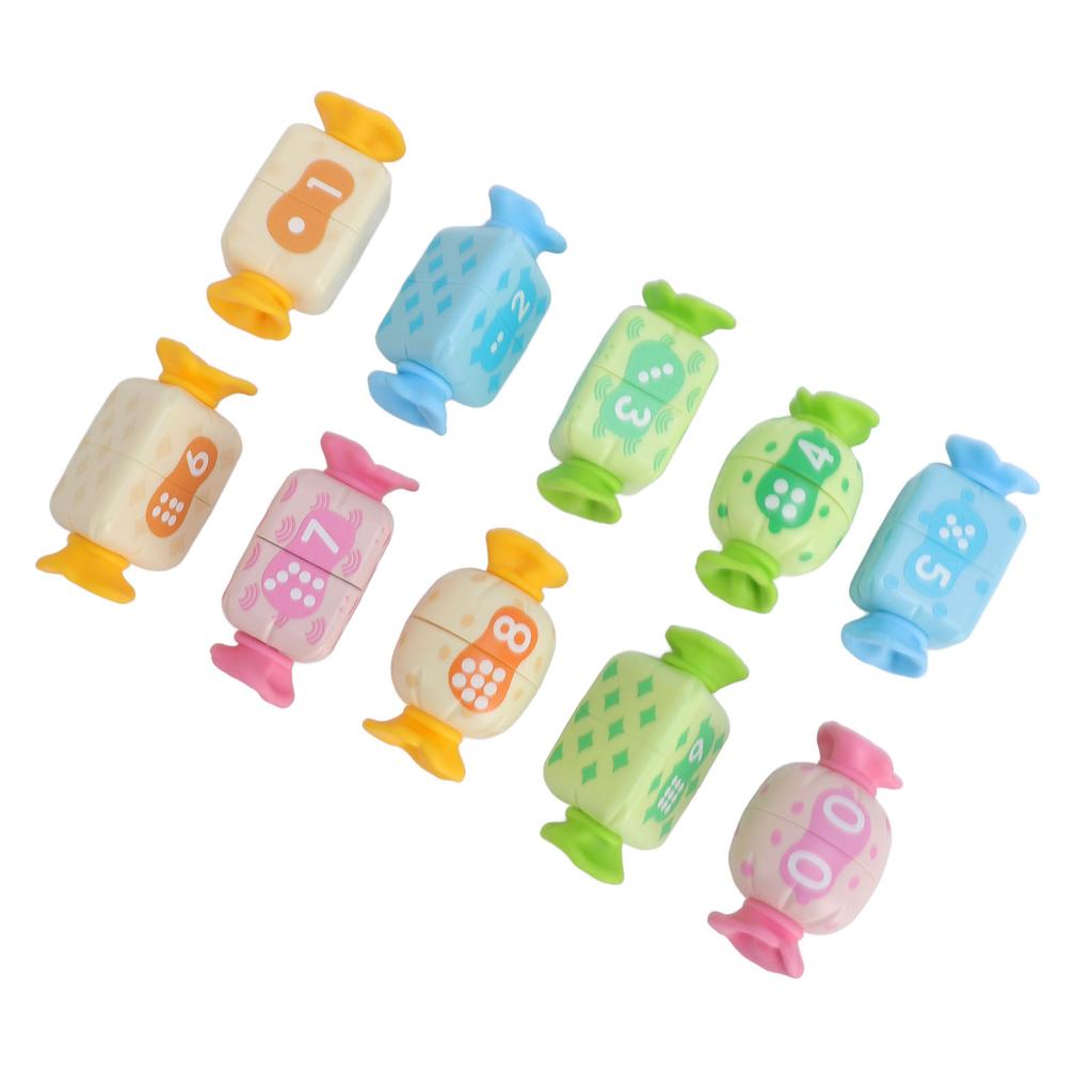 Number Matching Toy Color Shape Recognition Fine Motor Skill Educational Candy Shaped Number Countin