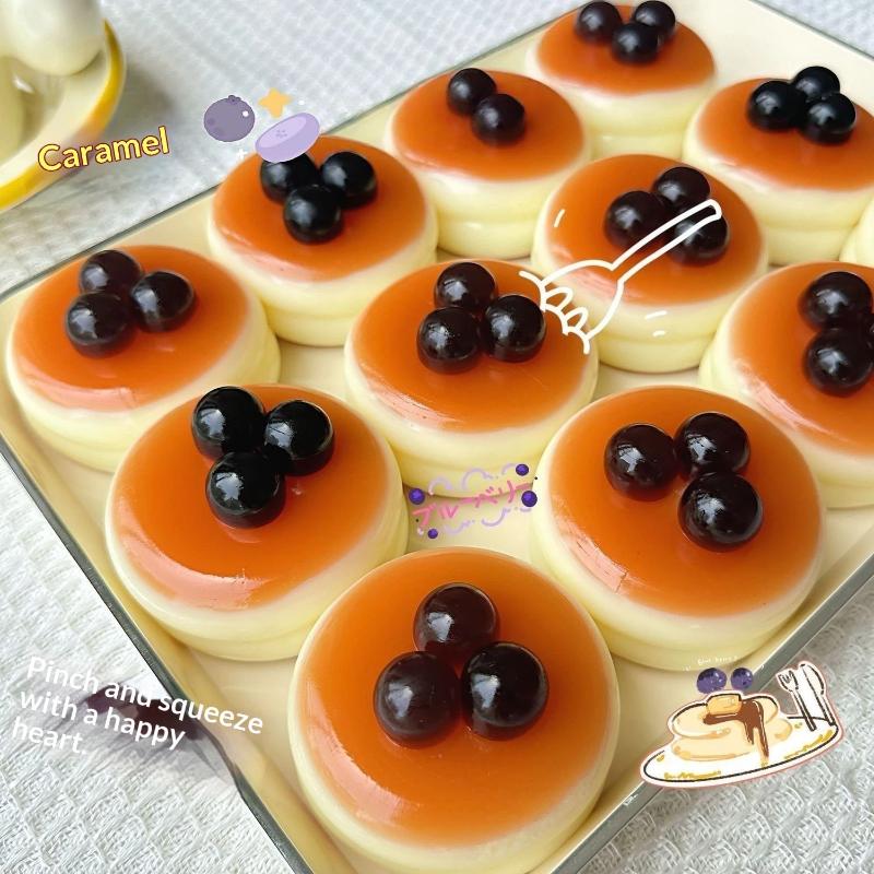 Soft Simulation Cake Squeeze Toy Slow Rebound Realistic Stress Relief Fidget Toy for Kids Travel Companion