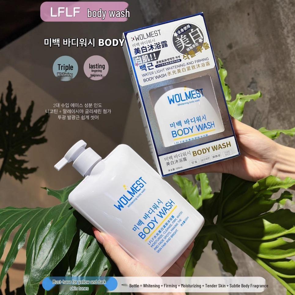 Korea LFLF Hydro-Brightening Firming Shower Gel with Soothing, Long-Lasting Fragrance for Smooth Skin.