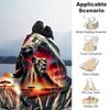1pc Lion Roar  Cartoon Character Decorative Blanket for Room