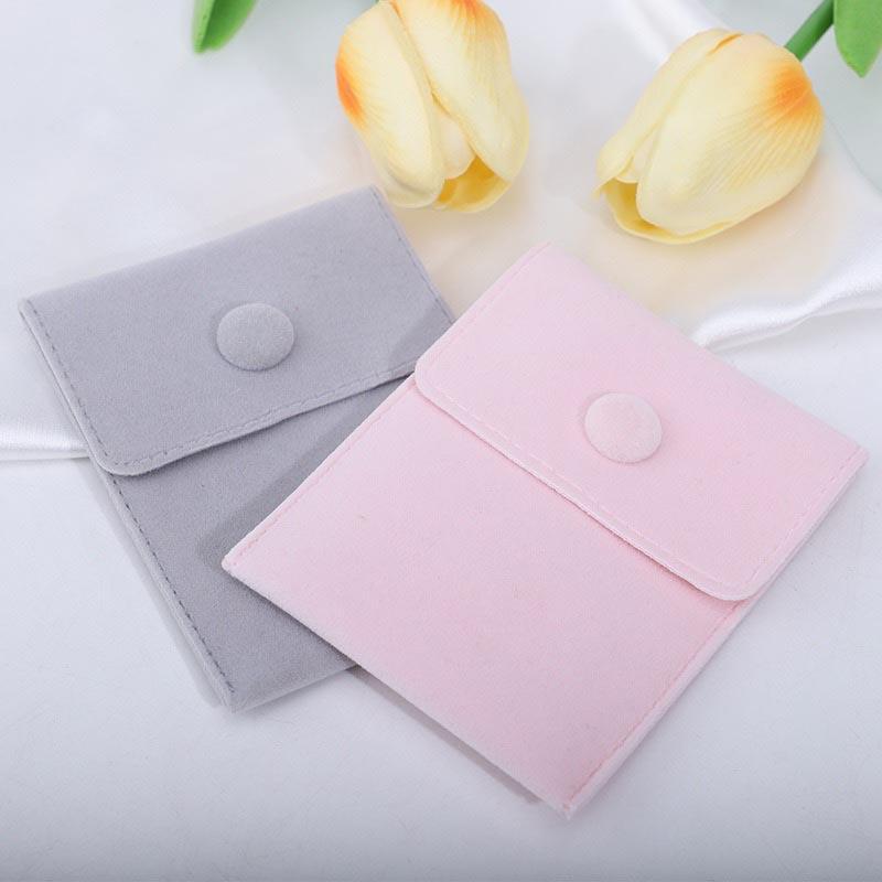 New Jewelry Pouch Jewellery Packaging Soft Velvet Mini Jewelry Box Necklace Earrings Rings Storeage SSBZD06