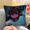 pc MILKY SSUBWAY Anime Movie Pillow Case Fashion Square Pillowcase Bedroom Sofa Room Ins Decoration Leisure