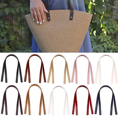New DIY Band PU Leather Shoulder Bag Strap Handbag Band Handle Detachable Bag Belt