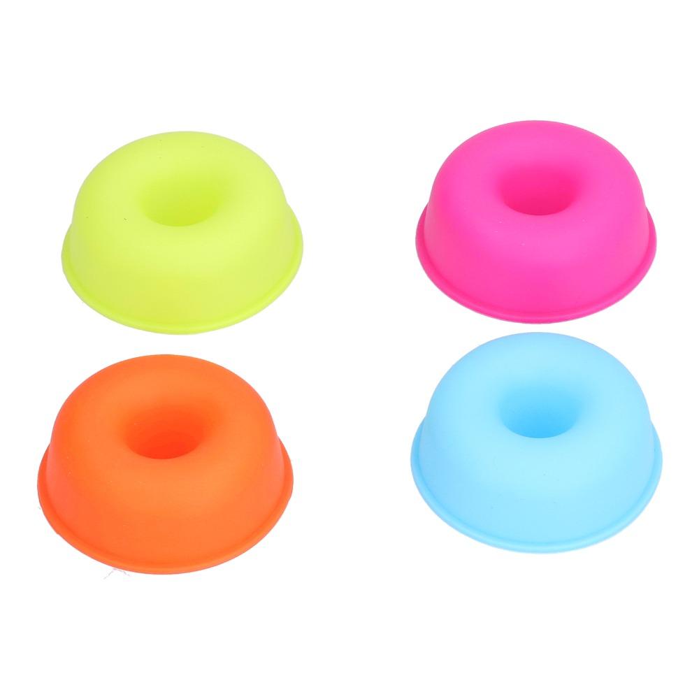 16pcs Silicone Donut Mold Colorful Baking Cups Cake Molds  Doughnut Pastries Puddings Muffins