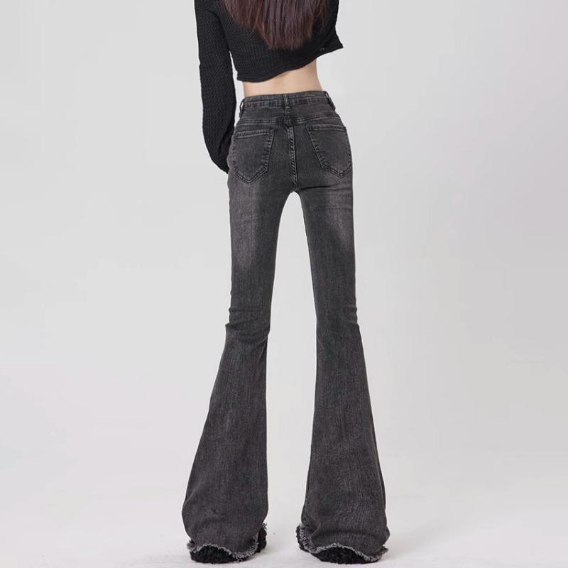 Ladies' High Waisted Jeans Autumn Fashion Jeans Vintage Y2K Wide Leg Denim Pants Women  Loose Trousers