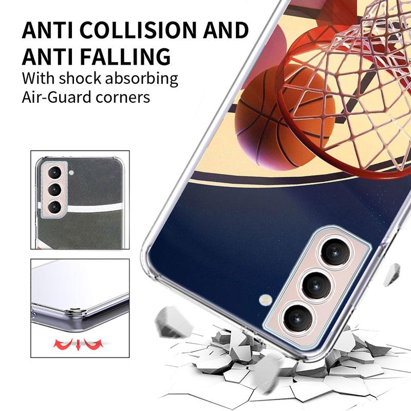 Basketbalový kryt na telefon pro Samsung A16 A26 A36 A56 A17 A15 A25 A35 A55 A14 A24 A34 A54 A04S A05S Galaxy Note 20 10 9 8 A9 A8 A7 A