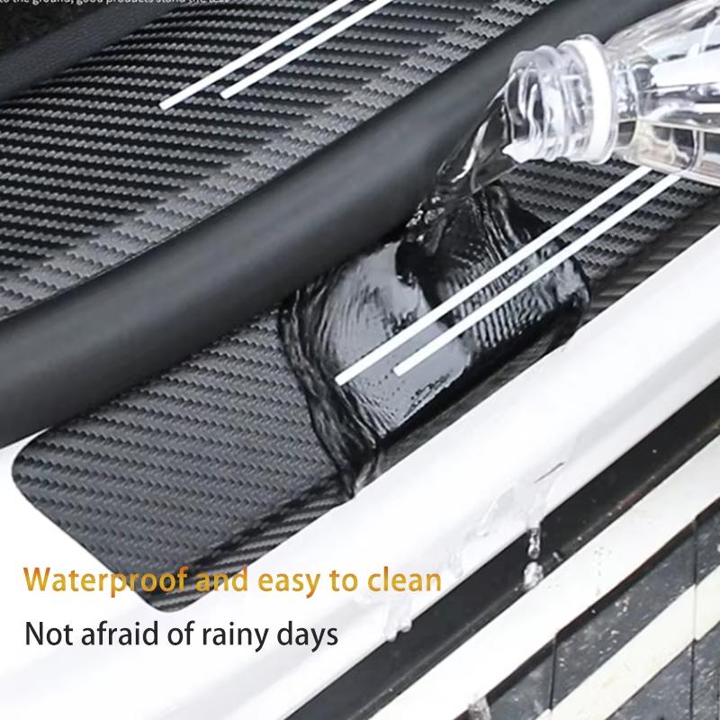Carbon Fiber Car Door Sill Strip Anti-Scratch Protective Edge Guard For Haval Jolion H6 M6 Dargo Raptor F7 H7 H9 F5 H8 H4 Interior Mirrors 6