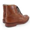 Great Tricker's boots Moulton Wingtip Country Boots Leather Brown Women L5780 Used
